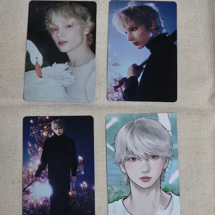 [BUNJANG] TXT Huening Kai Japan Star Kissed Popup Photocard Bundle Set / 휴닝카이 일본 스타키스드 팝업 포카 4장 일괄