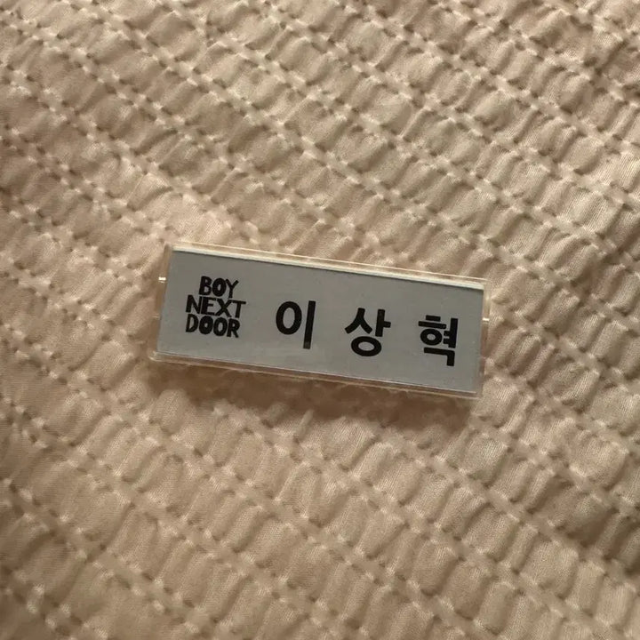 [BUNJANG] BOYNEXTDOOR RIWOO Name Tag / 보이넥스트도어 이상혁 (보넥도 리우) 명찰 판매