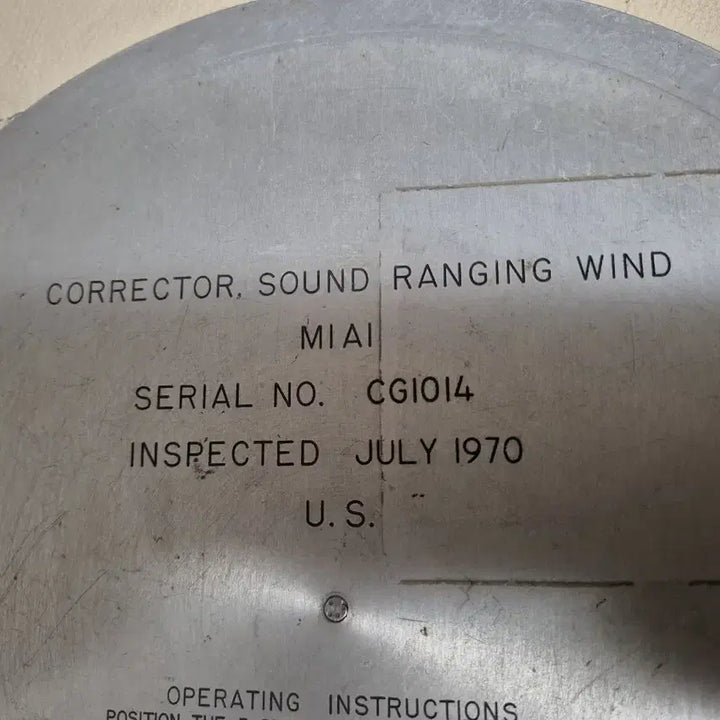 [BUNJANG] US Military Sound Ranging Wind Corrector / 미군 소품