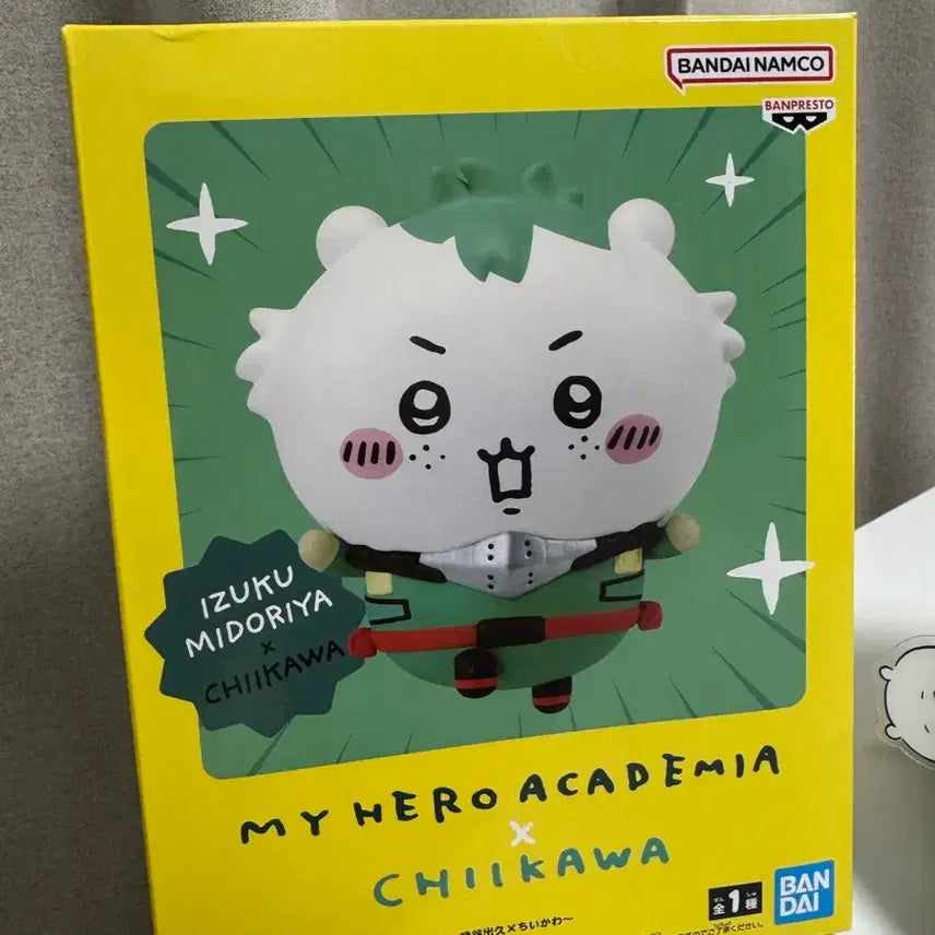 [BUNJANG] My Hero Academia x Chiikawa Izuku Midoriya Figure / 나히아x치이카와 미도리야 이즈쿠 피규어