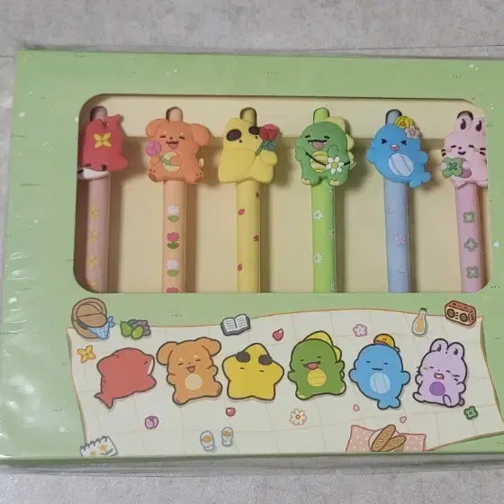 [BUNJANG] Pixelie Spring Ballpoint Pen Set (Sealed, Bundle Set) / 픽셀리 봄 볼펜세트 미개봉 일괄