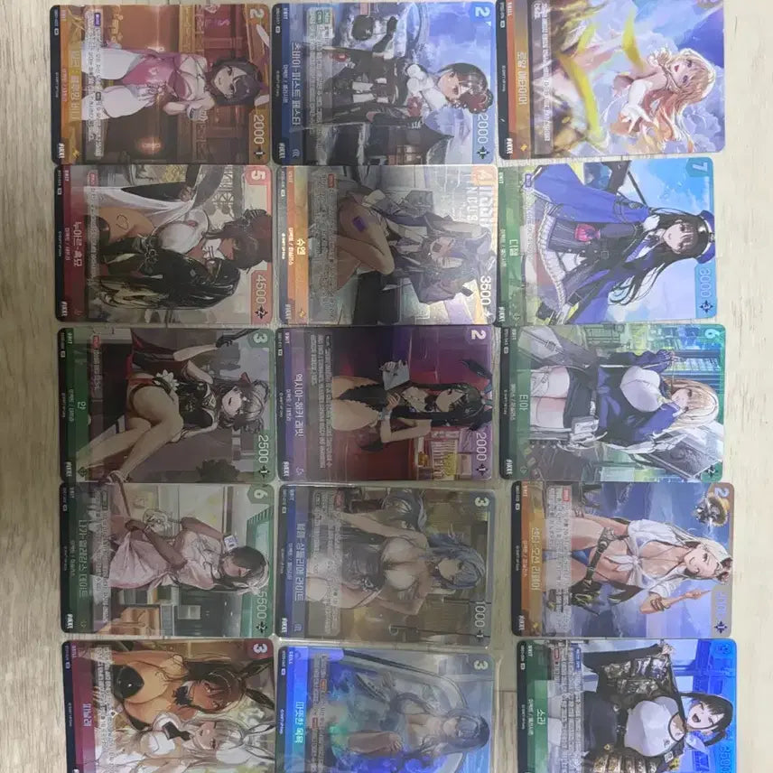 [BUNJANG] Niki Nibel Arena SR Set (15 Types) / 니케 니벨아레나 sr 15종 세트 판매