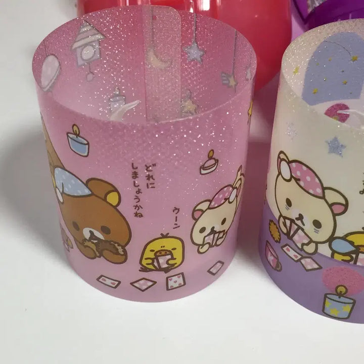 [BUNJANG] Rilakkuma Candle Lantern Bundle / 일괄) 리락쿠마 캔들 고전 가챠 무드등 코리락쿠마 키이로이토리