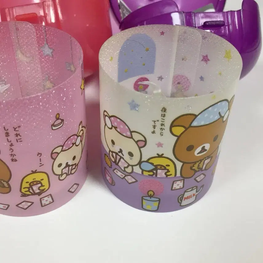 [BUNJANG] Rilakkuma Candle Lantern Bundle / 일괄) 리락쿠마 캔들 고전 가챠 무드등 코리락쿠마 키이로이토리