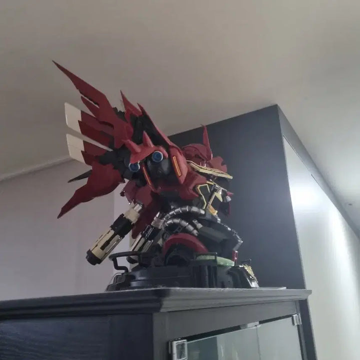 [BUNJANG] Gundam Plastic Model HGUC 1/35 Sinanju Bust LED Model Kit / 건담 프라모델 이후이 1/35 시난주 흉상 건프라!!LED이상무!!8.5