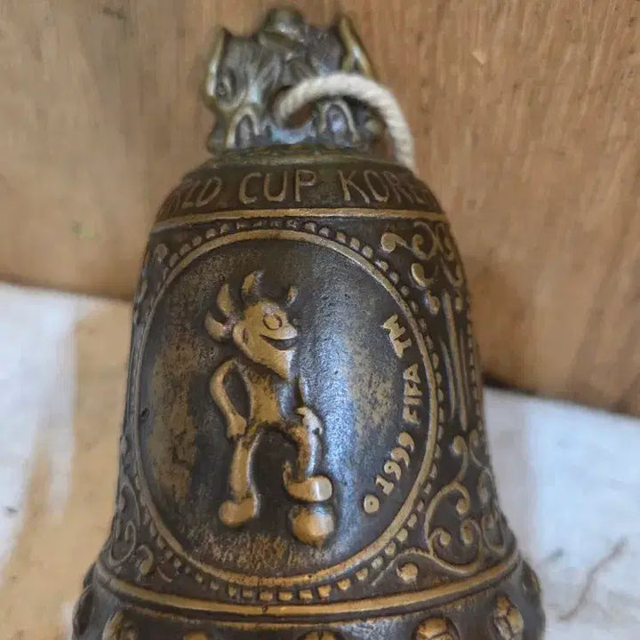 [BUNJANG] Vintage Copper Landscape &amp; Bell Set / 오래된 동 풍경 / 종 2점