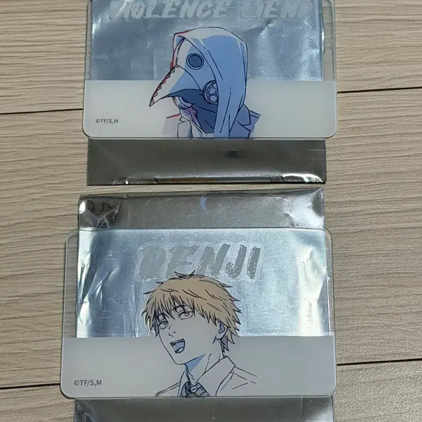 [BUNJANG] Chainsaw Man - The Red Arc - Limited Edition Original Art Acrylic Card Set (2 Types) / 체인소맨 레제편 팝업 한정 랜덤 원화 아크릴 카드 2종