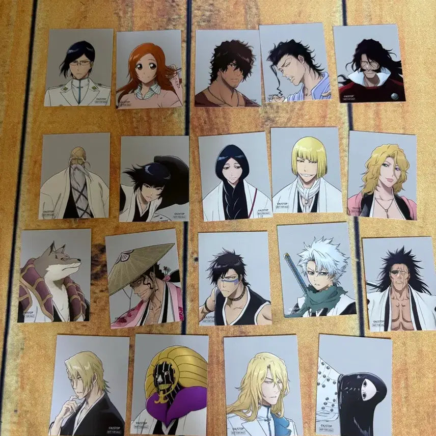 [BUNJANG] Bleach 20th Anniversary Exhibition Special Mini Photo Set / 블리치 증명사진 블리치전 20주년 전시 2차 구매 특전 미니 포토 세트 측면 일괄