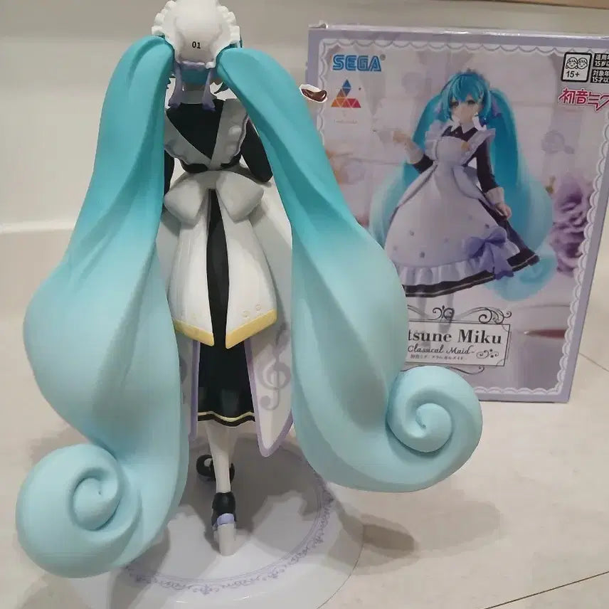 [BUNJANG] Sega Vocaloid Hatsune Miku Classical Maid Figure / 세가 보컬로이드 하츠네 미쿠 클래시컬 메이드 피규어