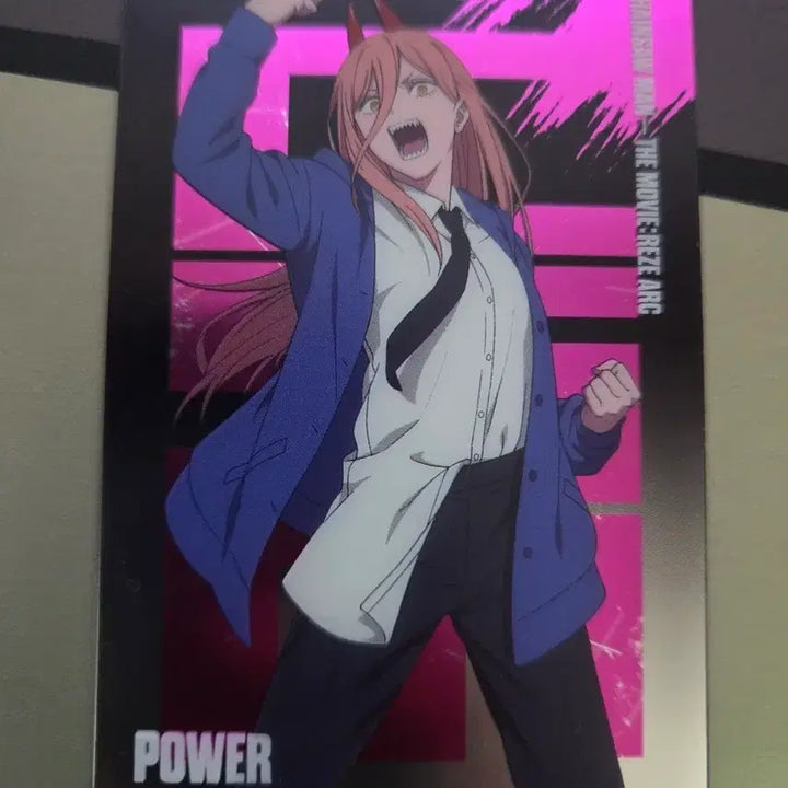 [BUNJANG] Chainsaw Man Power Metallic Card / 체인소맨 파워 메탈릭카드