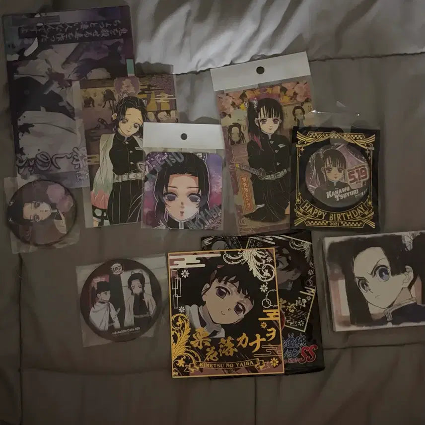 [BUNJANG] Demon Slayer Shinobu Kanae Aoi Goods Bundle Set / 귀멸의칼날 나비저택 시노부 카나오 아오이 굿즈 일괄