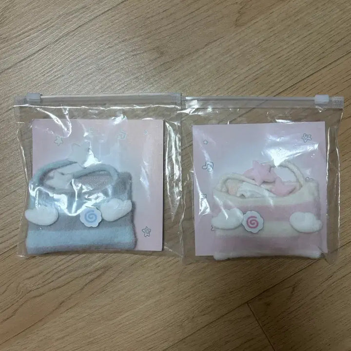 [BUNJANG] 10cm Doll Clothes Kitty Series Bundle Set (Blue, Pink) / [일괄/미개봉]10cm 인형옷 키티시리즈 블루 핑크