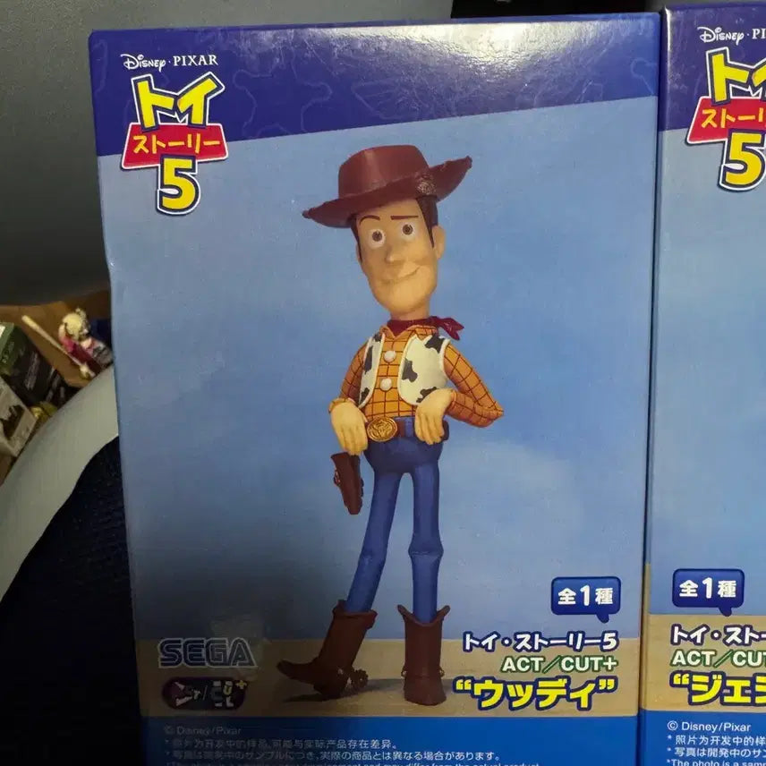 [BUNJANG] Disney Pixar Toy Story 5 SEGA ACT CUT Woody &amp; Jessie 2-Figure Set / 토이스토리5 세가 ACT CUT  우디 제니 2종 세트