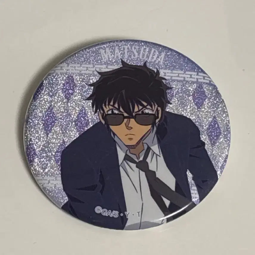 [BUNJANG] Detective Conan Edogawa Conan &amp; Matsuda Jinpei Can Badge Set / 명탐정 코난 에도가와 코난, 마츠다 진페이 캔뱃지