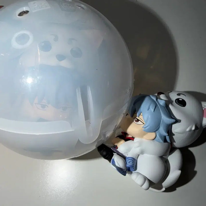 [BUNJANG] Gintama Gintoki Mogu Mogu Gacha Sadaharu Figure (Sealed) / (미개봉) 은혼 긴토키 모구모구 가챠 사다하루 판매