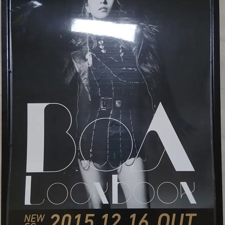 [BUNJANG] BoA 2015 Lookbook Japan Poster Framed / 보아 2015 룩북 일본 포스터 액자/ BoA Look book 포스터