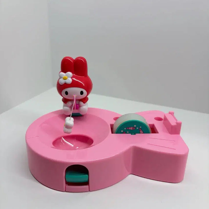 [BUNJANG] Classic My Melody Red Fishing Clip Tape Cutter / 고전 빨간 마이멜로디 낚시 클립 테이프커터기 고전마멜 빨간마멜