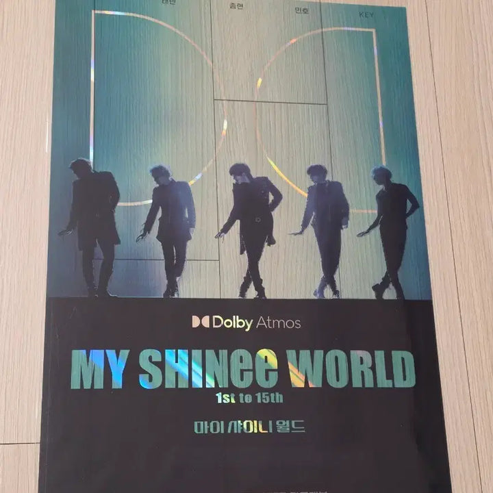 [BUNJANG] SHINee My SHINee World Dolby Cinema A3 Poster (2023 Limited Edition) / [2023희귀한정판]영화 샤이니 돌비 포스터, 마이 샤이니 월드 돌비 포스터(A3)