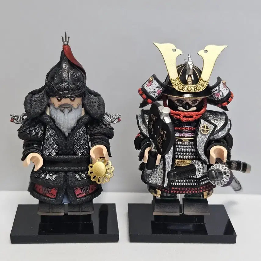 [BUNJANG] LEGO Custom Aura Yi Sun-sin v2 &amp; Shimazu Bundle Set / 레고 커스텀 아우라 이순신v2, 시마즈 일괄