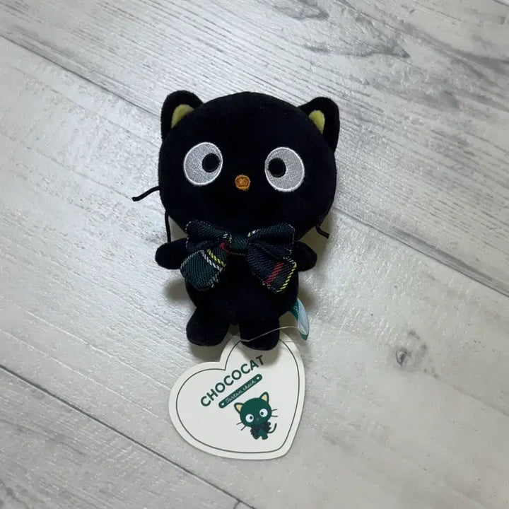[BUNJANG] Sanrio Chococat Tartan Check Plush Mascot / 산리오 초코캣 타탄체크 인형 마스코트