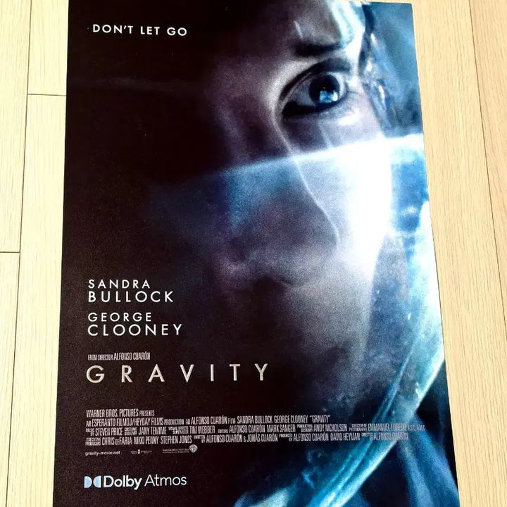 [BUNJANG] Gravity Movie Dolby Cinema A3 Poster (Limited Edition) / [초희귀한정판]영화 그래비티 돌비시네마 dolby 포스터(A3)
