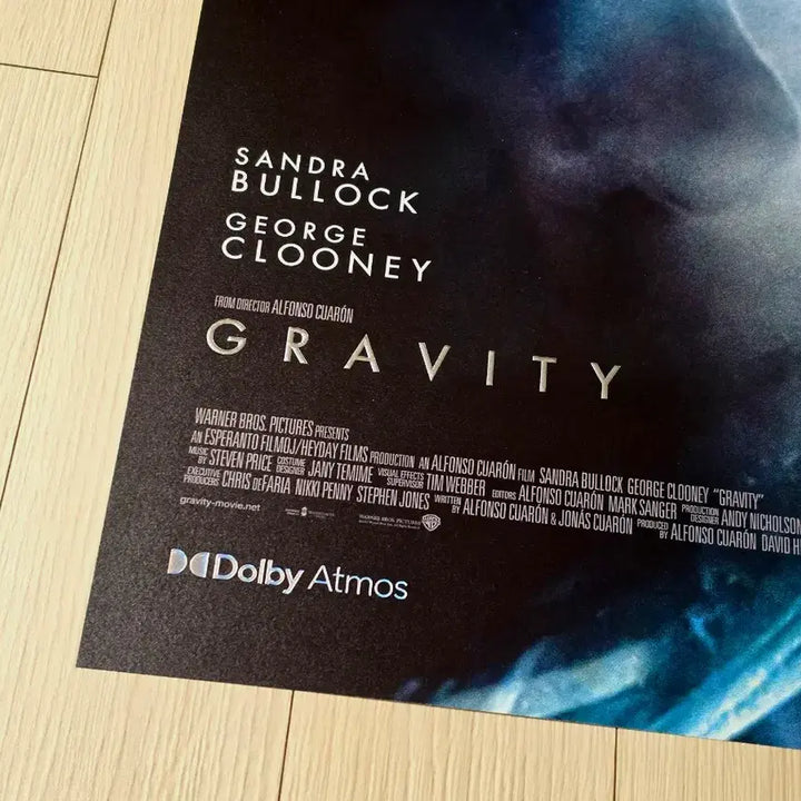 [BUNJANG] Gravity Movie Dolby Cinema A3 Poster (Limited Edition) / [초희귀한정판]영화 그래비티 돌비시네마 dolby 포스터(A3)