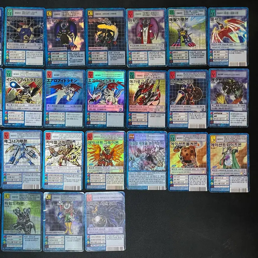 [BUNJANG] Digimon Card Bundle Set (Approx. 140 Cards) / 구디지몬카드 번들 일괄