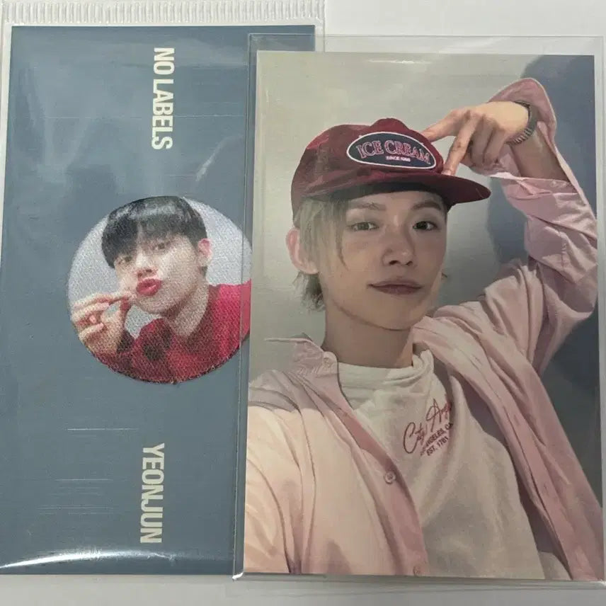 [BUNJANG] TXT Yeonjun No_Label_Part2 Ice Cream Pre-recording Photocard &amp; Screen Cleaner Bundle / 투바투 연준 txt yeonjun 노레이블파트2 아이스크림 사녹 공방 포카 액정 클리너