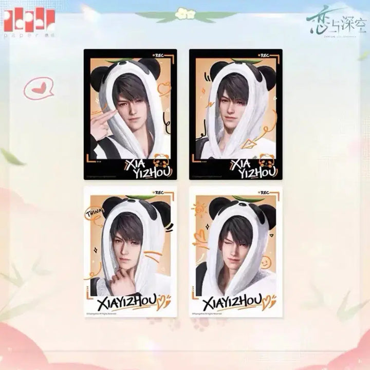 [BUNJANG] Love and Deepspace Houzhu Panda Photocard Set (Sealed) / 러브 앤 딥스페이스 럽앤딥 하우주 판다 포카 세트 미개봉 판매