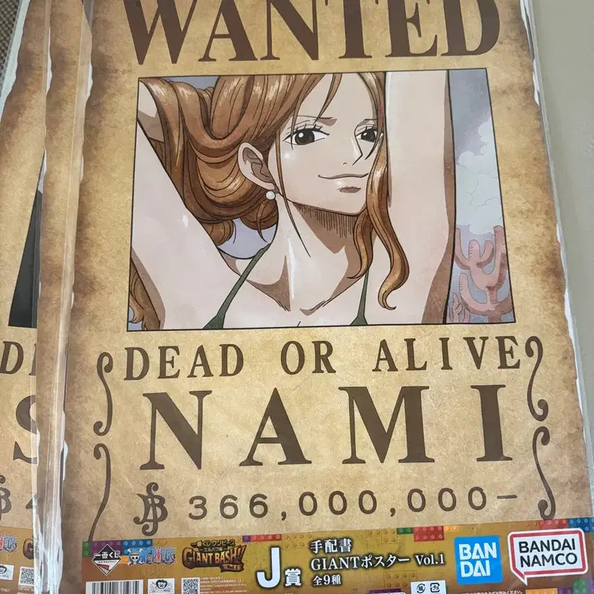 [BUNJANG] One Piece Elbaf J Prize Nami Wanted Poster / 원피스 엘바프 j상 나미 포스터
