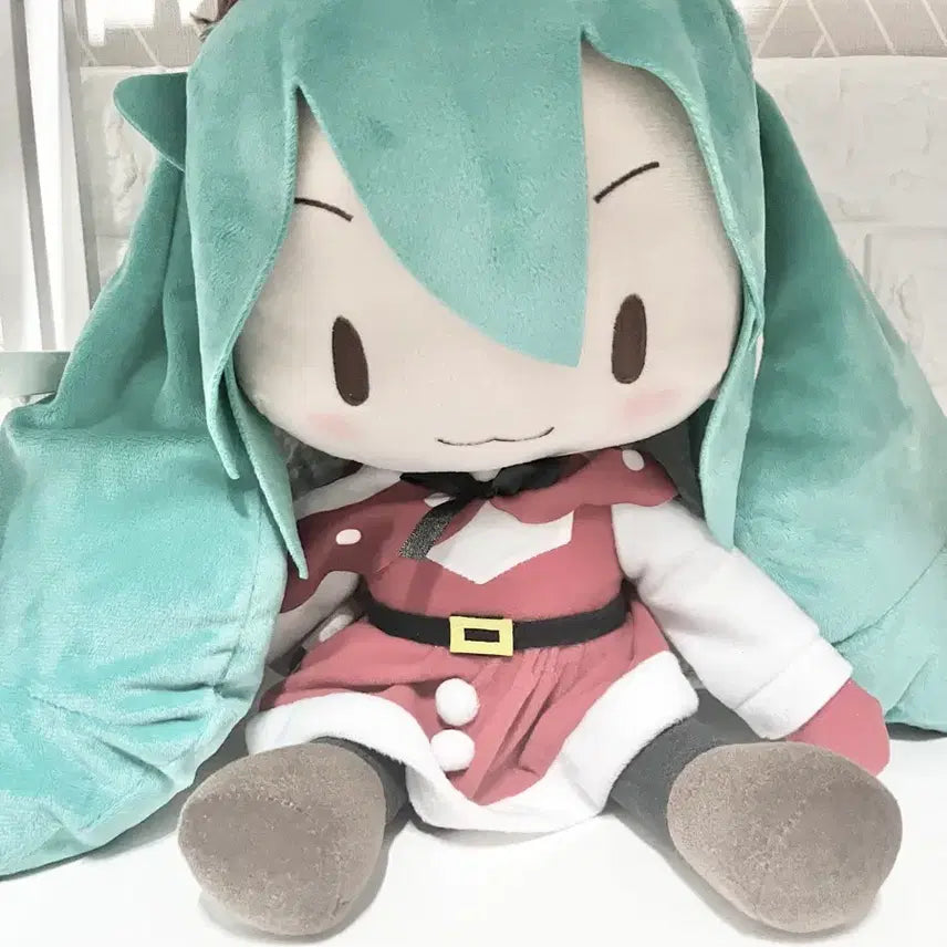 [BUNJANG] Hatsune Miku Santa Outfit Fuwa Pucci Plush Doll / (초급전)하츠네 미쿠 후와 푸치 누이 인형 산타복 크리스마스