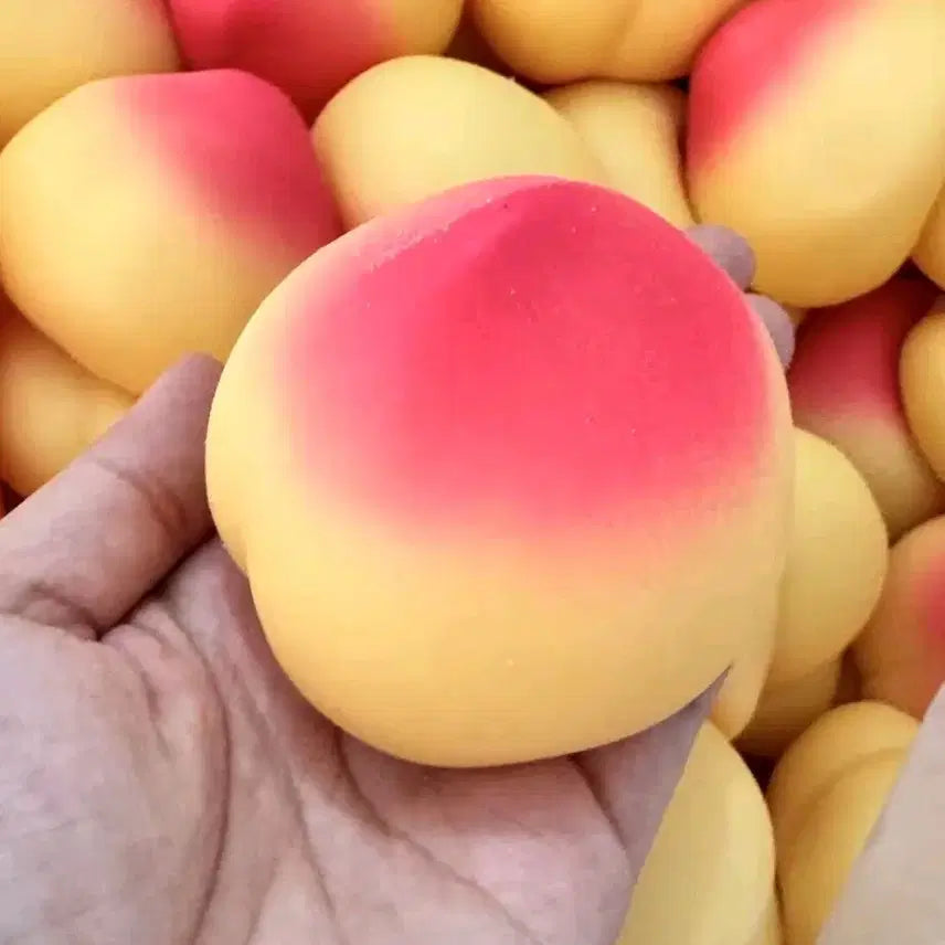 [BUNJANG] Handmade Peach Crunch Slang Shoulder Bag / [현물] 수제 복숭아 크런치 슬랑이