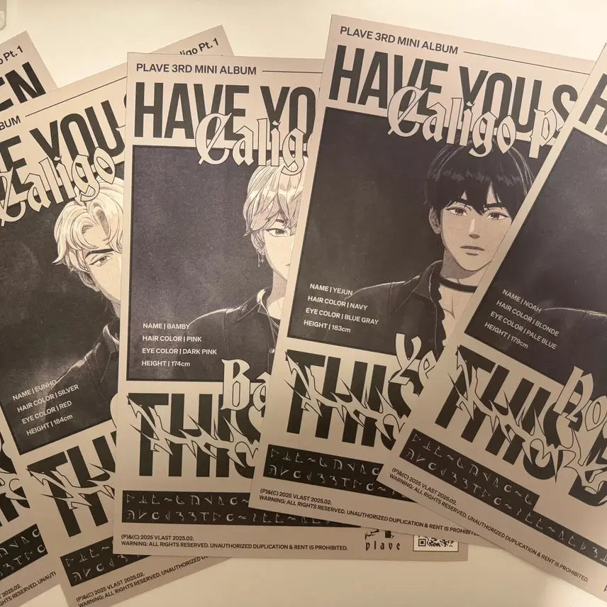 [BUNJANG] PLAVE Euplus Everyday Gap Poster + Magazine Bundle Set / [개봉 일괄] 플레이브 유플러스 일상의틈 포스터 + 잡지 3부