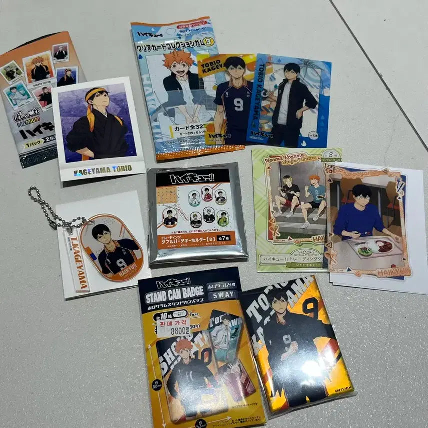 [BUNJANG] Haikyuu!! Kageyama Tobio Goods Set / 하이큐 카게야마 토비오 굿즈 세트