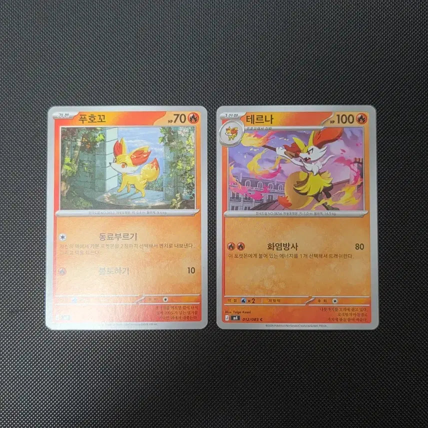 [BUNJANG] Pokemon Card Volcanion / Simisear Bundle Set / [포켓몬 카드] 푸호꼬 / 테르나 도감용 일괄 (400원)