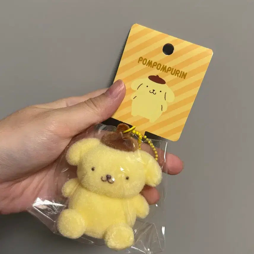 [BUNJANG] Pom Pom Purin Plush Keychain Floky / 정리중)) 폼펌푸린 인형 키링 플로키 (공정상 코까짐)