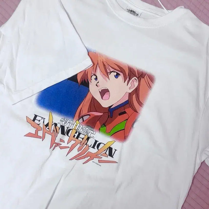 [BUNJANG] Mahagrid x Evangelion Asuka Short Sleeve T-Shirt M / 마하그리드 에반게리온 아스카 반팔 티셔츠 M