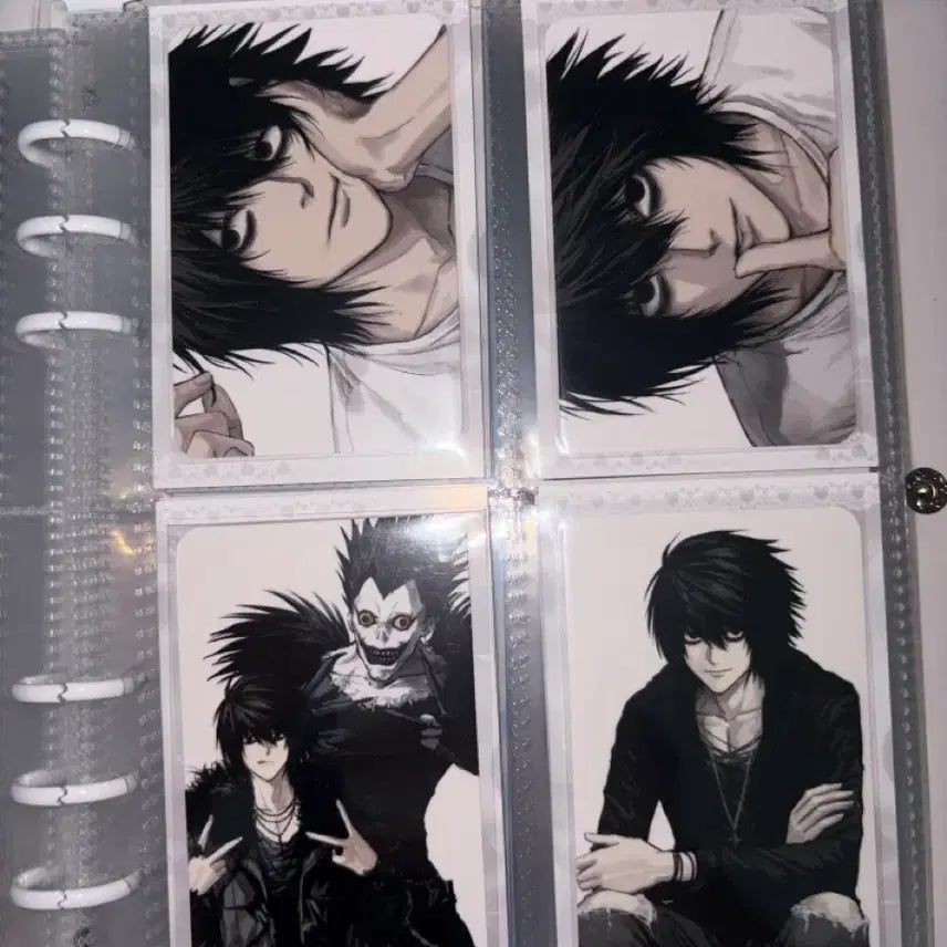 [BUNJANG] Sso Death Note Light Yagami L Photocard Postcard Bundle Set / 쏘님 데스노트 포카 엽서 라이토 엘