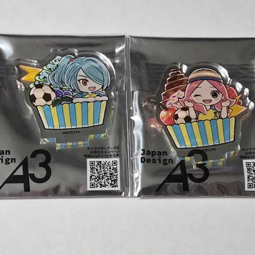 [BUNJANG] Inazuma Eleven Kazemaru Ichirota &amp; Zaizen Touko Sweet Acrylic Stand Set / 이나즈마일레븐 이나이레 썬더일레븐 스위트 아크릴 스탠드 카제마루 이치로타 강바람 자이젠 토코 옥탑주