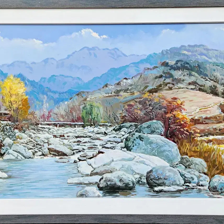 [BUNJANG] Heo In-deok "Still Life" Framed Painting / 허인덕 화백 그림 액자 팝니다