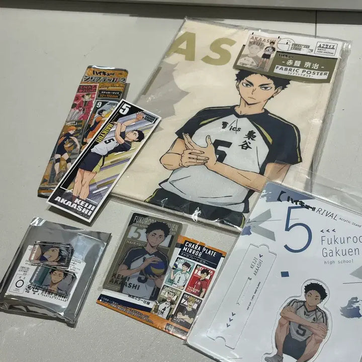 [BUNJANG] Haikyuu!! Akaashi Keiji Merchandise Set / 하이큐 아카아시 케이지 굿즈 세트