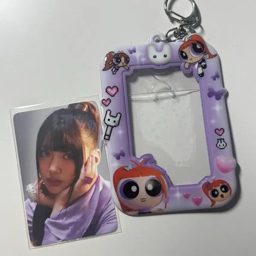 [BUNJANG] NewJeans Hyein Powerpuff Girls Photocard Holder Bundle Set / 뉴진스 혜인 파워퍼프걸 포카홀더 포카 일괄