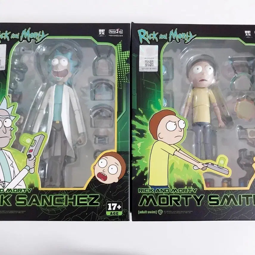 [BUNJANG] Pondjoi Rick and Morty Action Figure Bundle Set / (일괄) 릭앤모티 폰드조이 액션 피규어