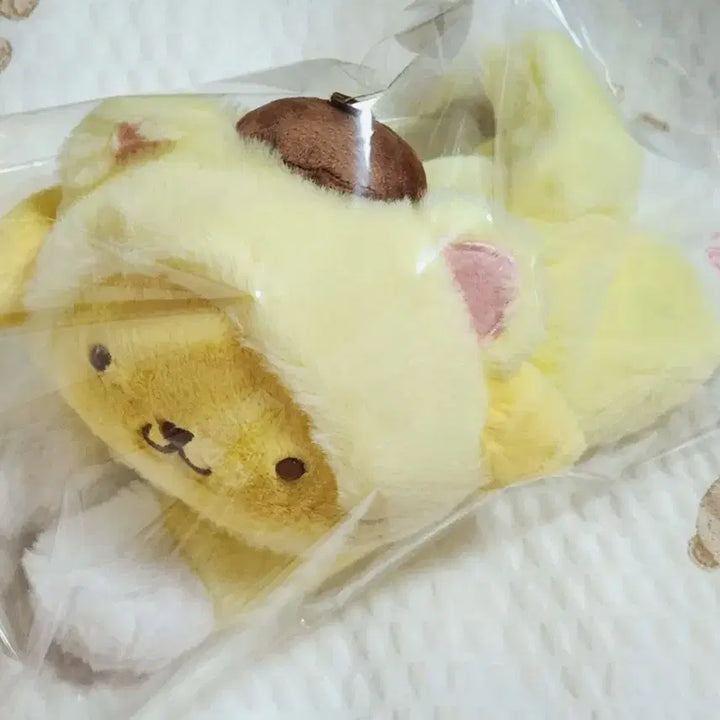[BUNJANG] Sanrio Koneko Hug Series Hugging Cat Pom Pom Purin Plush / 산리오 코네코 포옹 시리즈 허그캣 꽉안아 고양이 폼폼푸린 인형 팝니다.