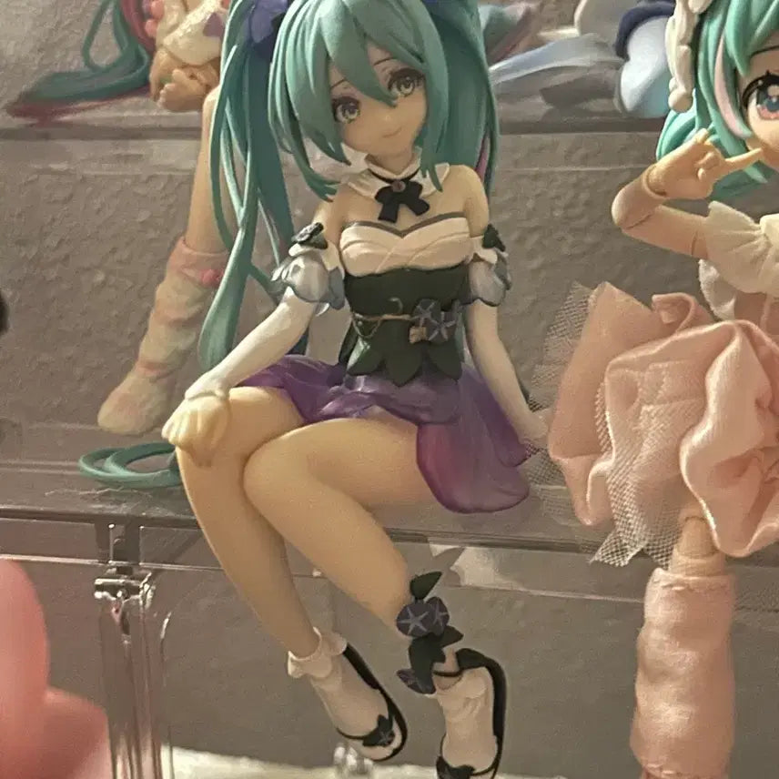 [BUNJANG] Hatsune Miku Noodle Stopper Flower Morning Glory Figure (First Edition) / 하츠네 미쿠 누들 스토퍼 플라워 나팔꽃 초판 피규어