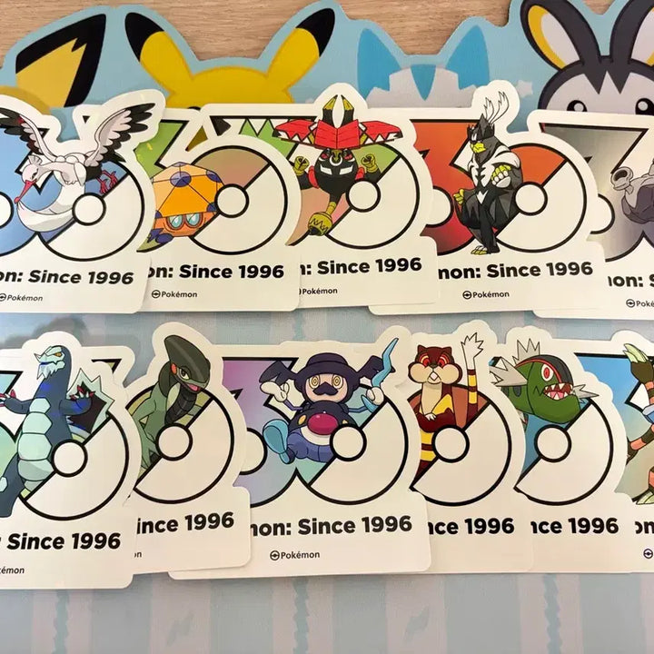[BUNJANG] Pokemon 30th Anniversary Sticker / 포켓몬 30주년 스티커
