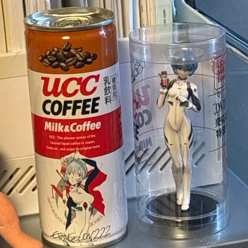 [BUNJANG] Evangelion UCC Collaboration Coffee Figure Bundle Set / 에반게리온 UCC 콜라보 캔커피, 피규어 일괄