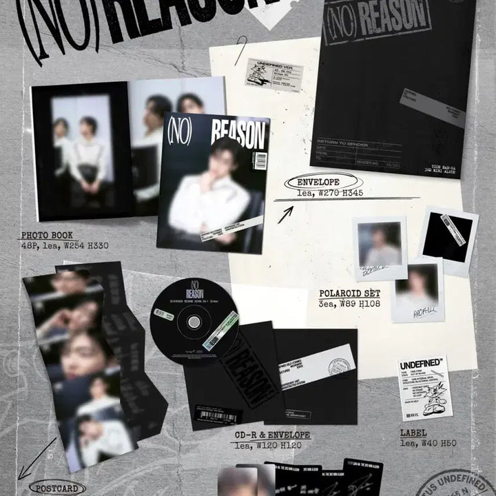 [BUNJANG] Yoon San-ha 3rd Mini Album (NO) REASON Photobook Set / 윤산하 3집 미니앨범 (NO) REASON