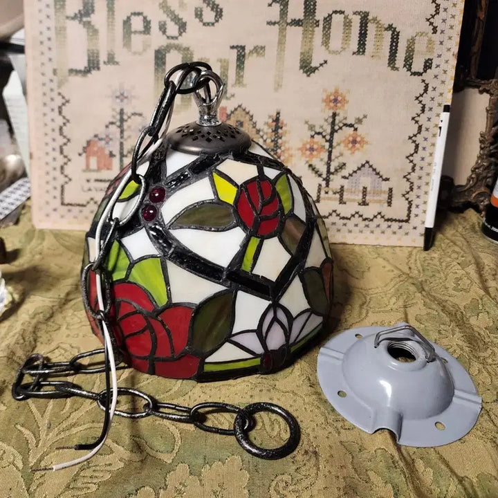 [BUNJANG] Stained Glass Ceiling Light Diameter 20cm / 스테인드글라스 천장등 지름20cm42000원