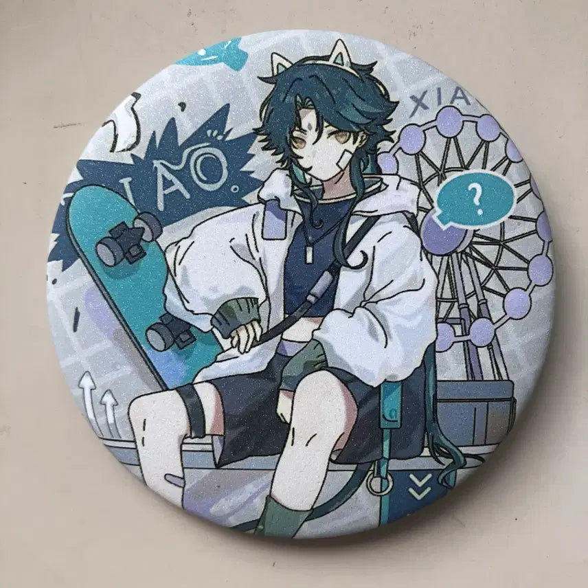 [BUNJANG] Genshin Impact Xiao Large Can Badge / 원신 소 왕캔뱃지